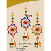 Set of 6 Traditional Decorative  Wall Hangings, Home Decor Gift, Gift For Her, Wedding Gift, Party Decor gift, Personalized hangings Gifts